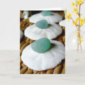 Op het Wenskaart van het Zand Kaart (Gele Bloem)