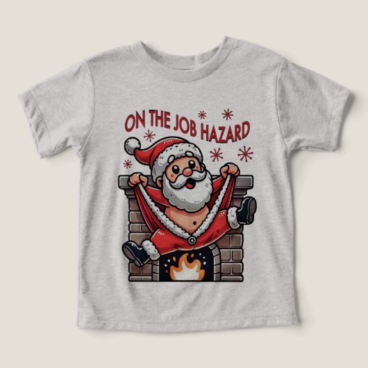 Op het werk Hazard Santa in brand (Design voorkant)