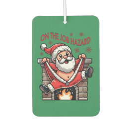 Op het werk Hazard Santa in brand Luchtverfrisser