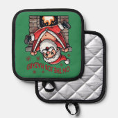 Op het werk Hazard Santa in brand Pannenlap (Voorkant / Achterkant)