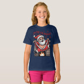 Op het werk Hazard Santa in brand T-shirt (Voorkant volledig)