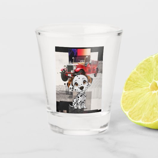 OP HET WERK TRAINING SHOT GLAS (Voorkant)