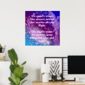 Op het Wings inspirerend poster van Angel (Thuiskantoor)