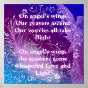 Op het Wings inspirerend poster van Angel