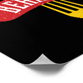 Op het Wurst Behavior Oktoberfest Foodie Poster (Hoek)