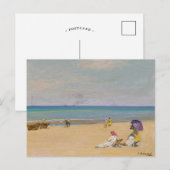 Op het zand | Sir John Lavery Briefkaart (Voorkant / Achterkant)