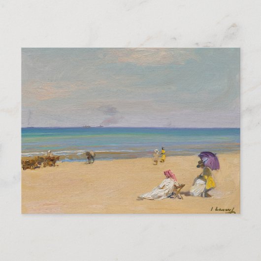 Op het zand | Sir John Lavery Briefkaart (Voorkant)