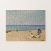 Op het zand | Sir John Lavery Legpuzzel (Horizontaal)