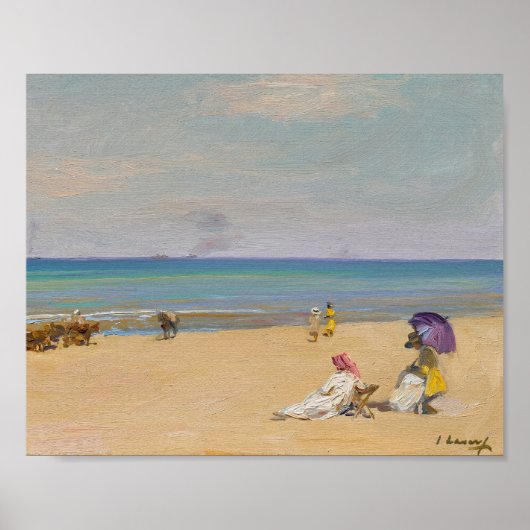 Op het zand | Sir John Lavery Poster (Voorkant)