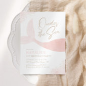 Op het Zee Roze Zeemeerminnende Dag Partij Kaart