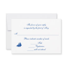 "Op het Zee" RSVP-/antwoordkaarten