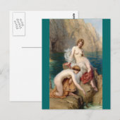 Op het Zee van de zomer - Draper Briefkaart (Voorkant / Achterkant)