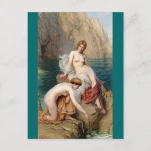 Op het Zee van de zomer - Draper Briefkaart