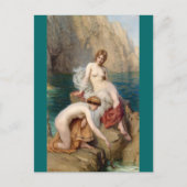 Op het Zee van de zomer - Draper Briefkaart (Voorkant)