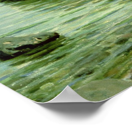 Op het Zee van Galilea, 1888 Poster (Hoek)