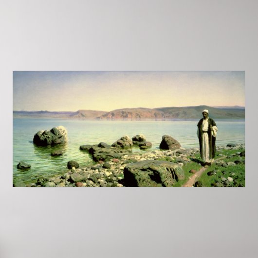 Op het Zee van Galilea, 1888 Poster (Voorkant)