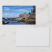 Op het zee visitekaartje (Voorkant / Achterkant)