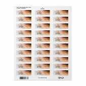 Op het zuidwesten geïnspireerd label (Full Sheet)