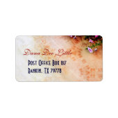 Op het zuidwesten geïnspireerd label (Voorkant)