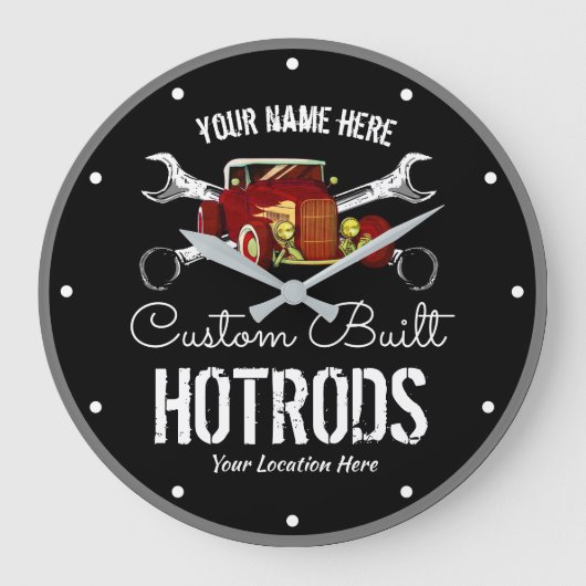 Op hotrods gemonteerde aangepaste tapewisselaars R Grote Klok (Voorkant)