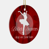 op hun Ornament van keramische stoffen (ballet) (Rechts)