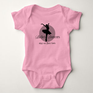 Op hun tenen (ballet) Baby-badpak Romper