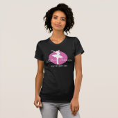 Op hun tenen (ballet) t-shirt (Voorkant volledig)
