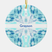 Op Ice Ceramic Ornament (Voorkant)