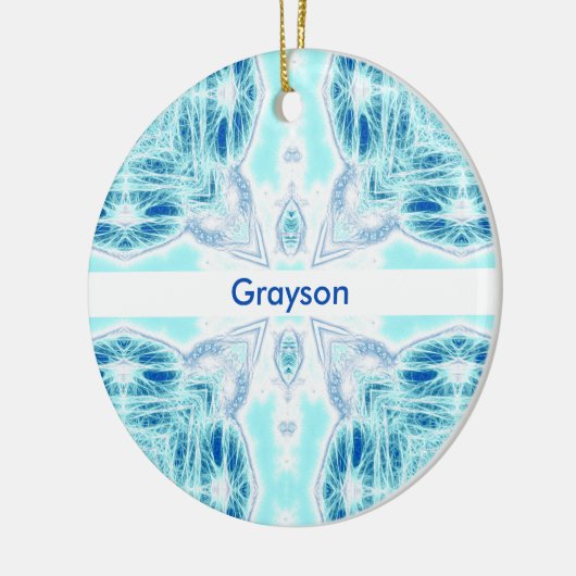 Op Ice Ceramic Ornament (Links)