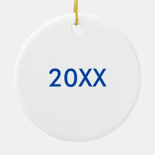 Op Ice Ceramic Ornament (Achterkant)