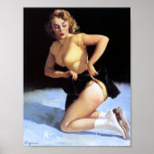 Op Ice Pin Up Poster (Voorkant)