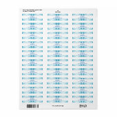 Op Ice Return-adres Etiket (Full Sheet)