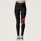 Op ijs geïnspireerde leggings op maat met quote (Voorkant)