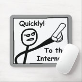 Op internet muismat (Met muis)