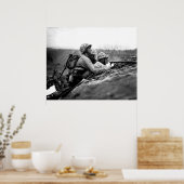 Op Iwo Jima Poster (Keuken)