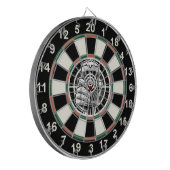 Op jacht geïnspireerde bier Target Art Dartbord (Voorkant Links)