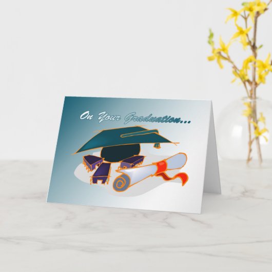 Op je Afstuderen Kaart (Gele Bloem)