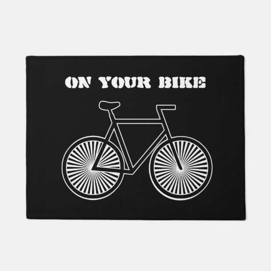 Op je bike deurmat (Voorkant)