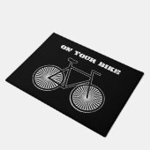 Op je bike deurmat (Schuin)