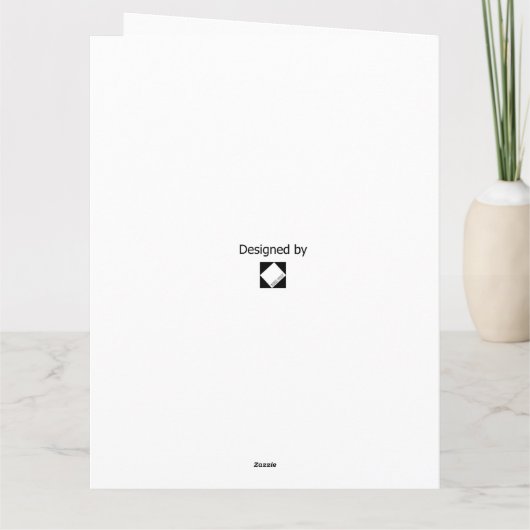 Op je debutante bal kaart (Achterkant)