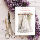 Op je debutante bal kaart