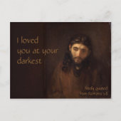 Op je donkerste CC0407 Rembrandt Jesus Briefkaart (Voorkant)