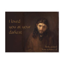 Op je donkerste CC0407 Rembrandt Jesus