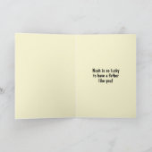 Op je eerste Vaderdag-foto Kaart (Binnen)