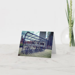 Op je fiets bedankkaart