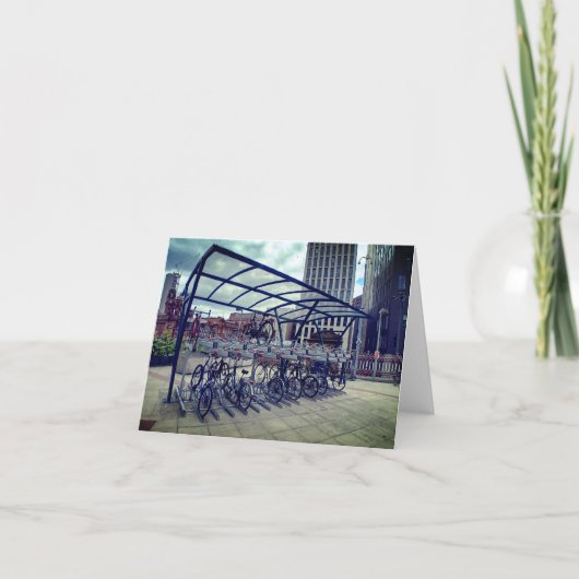 Op je fiets bedankkaart (Voorkant)