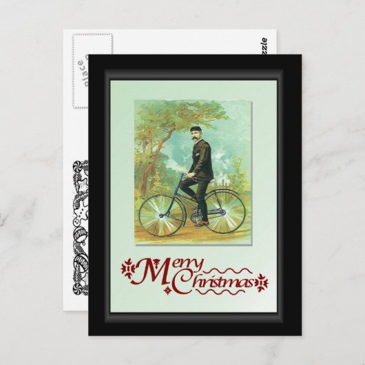 Op je fiets briefkaart (Voorkant / Achterkant)