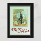 Op je fiets briefkaart (Voorkant)