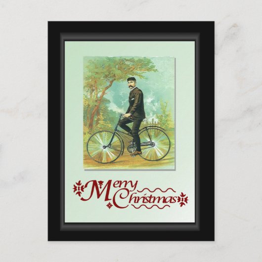 Op je fiets briefkaart (Voorkant)