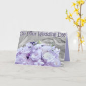 Op je huwelijksdag kaart (Gele Bloem)